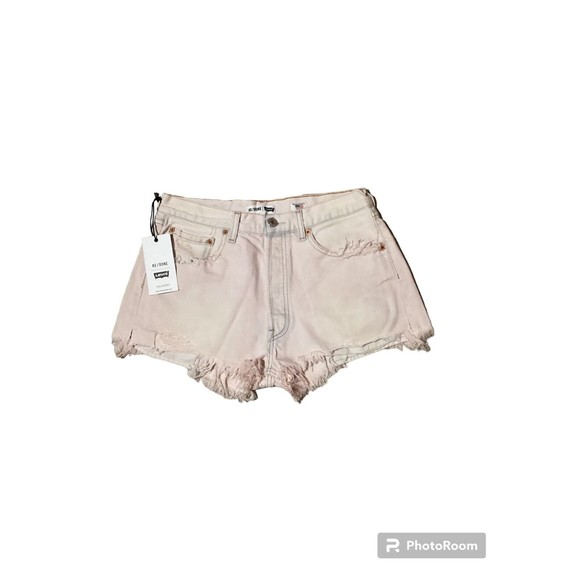 REDONE X Levi’s The Short Light Pink Size 26 - Picture 1 of 10